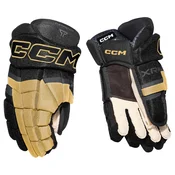 Hokejske rokavice CCM Tacks XR80 Black/Gold Junior 12”