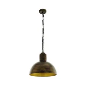 Eglo 79442 - Lestenec na verigi GOLDING 1xE27/60W/230V patina