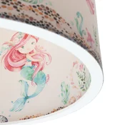 Elobra Viseca svjetiljka 25/40 sirene, O 38 cm, šarena, E27 - rasadnik - bijela, crvena, zelena, plava - Plastika
