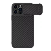 Maska Nillkin Synthetic Fiber S za iPhone 14 Pro crna