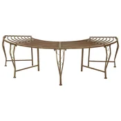 Klupa pod drvetom 4-Broj sjedala 160 x 80 x 44 cm Celik