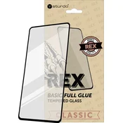 Sturdo Rex Classic kaljeno steklo Xiaomi Redmi Note 10/10s, full face - črno