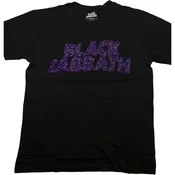 Black Sabbath Wavy Logo Embellished Black XL Majica