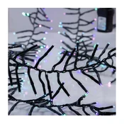 LED zunanji božični niz CLUSTER 768xLED/8 funkcij 9 m IP44 topla bela