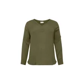 KAFFE CURVE Bluza Ami oliva