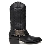 Kavbojski škornji Naked Wolfe THE OUTLAW BOOT Črna