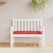 Vidaxl Blazina za vrtno klop rdeča 110x50x7 cm oxford tkanina