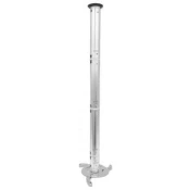 MANHATTAN Stropni nosilec za projektor 13-106 cm do 10 kg, naklon ±10°, aluminij, srebrne barve