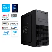 MEGA Računalnik MEGA MT S4 i3-14100/Intel 730/8GB/500GB/450W/Brez OS, (5000264682)