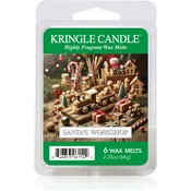 Kringle Candle Santas Workshop vosek za aroma lučko 64 g
