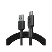 Green Green Cell KABGC20 USB-A na Micro-USB B kabel, 1.2 m, črn