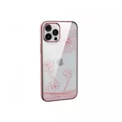 DEVIA Futrola Hard Case Crystal Flora za Iphone 13 Pro Rose Gold