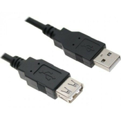 Fast Asia Kabl USB A - USB A MF (produžni) 3m crni