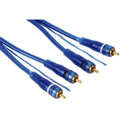 HAMA RCA kabel, 2 utikača - 2 utikača, s daljinskim kabelom, 5 m, plavi