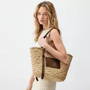 Reserved - Pletena shopper torba