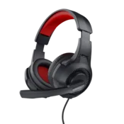 Trust Basics Gaming slušalice sa mikrofonom, 3.5mm+ 2x3.5mm, Crne