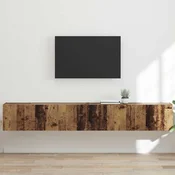 TV zidni ormar Zidne 2 pcs Staro drvo 98 x 31 x 29,5 cm