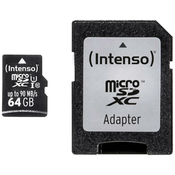 (Intenso) Micro SDHC/SDXC kartica 64GB Class 10, UHS-I +adapter, Pro – BULK MicroSD 64GB Class10 UHS-I Pro