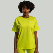 GymBeam Ženska široka majica Lunar Tee Chartreuse - STRIX