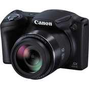 CANON kompaktni fotoaparat Powershot SX 410 IS (0107C002AA), črn