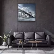 Wallity Dekorativna slika na kaljenom staklu, 50x50, Šarena