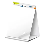 Namizna flipchart tabla, samolepilna, 584x508 mm, 20 listov, STICK N, bela, 20 listov
