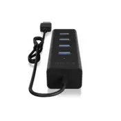 shumee Raidsonic | 4-vratno zvezdišče USB 3.0 | IB-HUB1409-U3