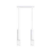 Sollux SL.1687 - Luster na sajli LAMI 2xGU10/10W/230V, beo