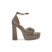 Kurt Geiger London sandali s polno peto (blok) Crystal Strap Platform