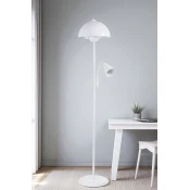 Podna lampa Devin, Bela