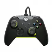 Gamepad PDP Xbox Wired Controller, žičani, za Xbox X/S/One, PC, crno-žuti