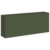 Vidaxl Sadilnik Olive Green 200x40x80 cm Hladno valjano jeklo