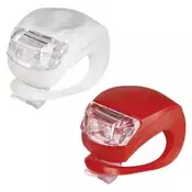 Kolesarska LED svetilka SET, 10 lm,2xCR2032, sprednja+zadnja