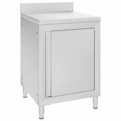 Komercijalni radni stol s ormaricem 60 x 60 x 96 cm od celika