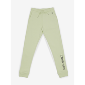 Light Green Girls Sweatpants Calvin Klein Jeans - Girls