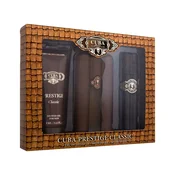 Cuba Prestige darilni set toaletna voda 90 ml + gel za prhanje 200 ml + vodica po britju 100 ml za moške