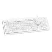 THUNDER žicna tastatura TAST. MS KB-ALPHA USB  bela