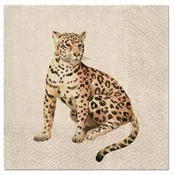 Eko servieta za decoupage Leopard - 1 kos