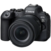 Kamera bez ogledala Canon - EOS R6 Mark II, RF 24-105mm, f/4-7.1 IS STM + Objektiv Canon - RF 85mm f/2 Macro IS STM