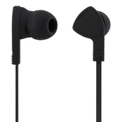 STREETZ E110 In-ear slušalice na žicu, daljinski s 1 gumbom, 3.5mm prikljucak, mikrofon, crne
