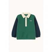 Tinycottons majica z dolgimi rokavi otroška bombažna COLOR BLOCK POLO SLEEVE TEE