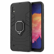 Zaščitni ovitek Ring Armor Case za Samsung Galaxy A10 črne barve