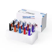 Lankxin USB Flash memorija, 1GB, USB 2.0, 10 komada, Višebojna