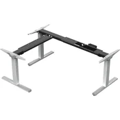 Mizno podnožje Amica, 90°, električno, nastavljivo, barva aluminija