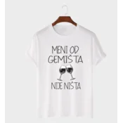 MAFIMI Majica Meni od gemista nije nista, Bela