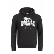 Moški pulover s kapuco Lonsdale 117033-Green/White