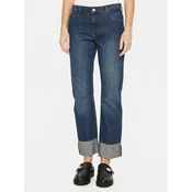 Noisy May Jeans hlače Sanja 27033147 Mornarsko modra Straight Fit