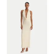 Bardot Večerna obleka Nola 59814DB2 Bež Slim Fit