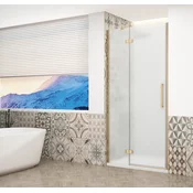 TRINITY GOLD MATT tuš vrata 800 mm, mat steklo, levo - Gelco - TRINITY - 36 - Alcove by - 800 - 2000 - 8 - 14