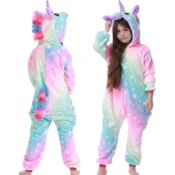shumee Otroška pižama onesie kigurumi kostum samoroga 148-158 cm [M-ONESIE105]